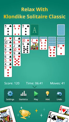 Solitaire Klondike classic.