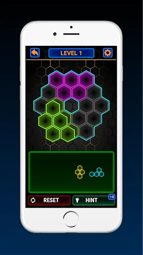 Glow Block Hexa Puzzle