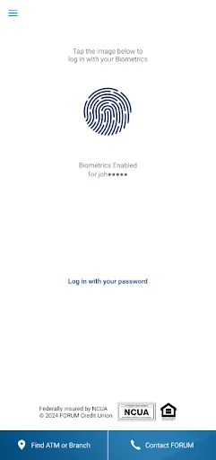 FORUM Credit Union CU Online screenshot 1