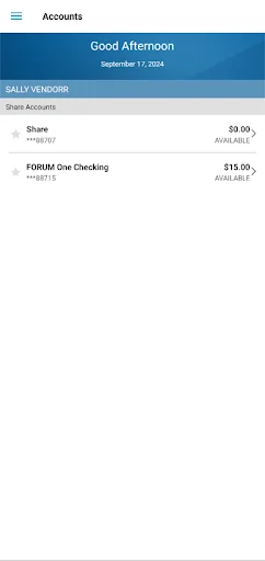 FORUM Credit Union CU Online screenshot 3