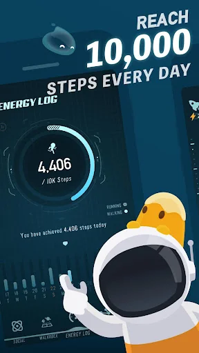 Walkr: Fitness Space Adventure screenshot 1