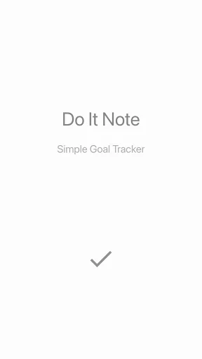 Do It Note-Simple Goal Tracker