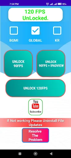 90 Fps tool : 120 FPS (v4.1) screenshot 2