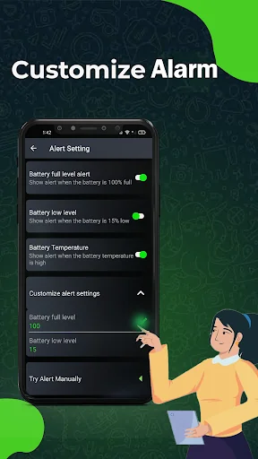 Battery Charger Taster: Ampere screenshot 3