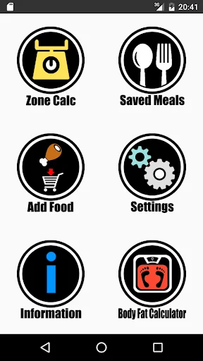Zone Diet Free screenshot 1