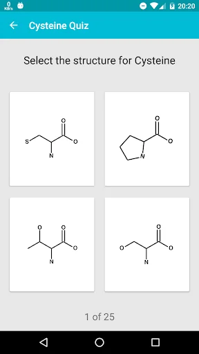 Amino Acid Chemistry Revision screenshot 3