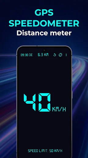 GPS Speedometer Distance Meter screenshot 1
