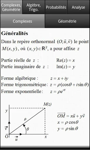 Formules Maths Bac S screenshot 1