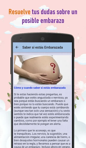 Como saber si estás embarazada screenshot 1