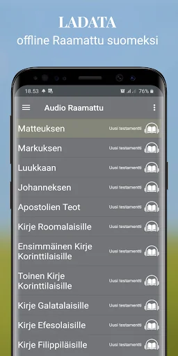 Raamattu suomeksi & äänikirja