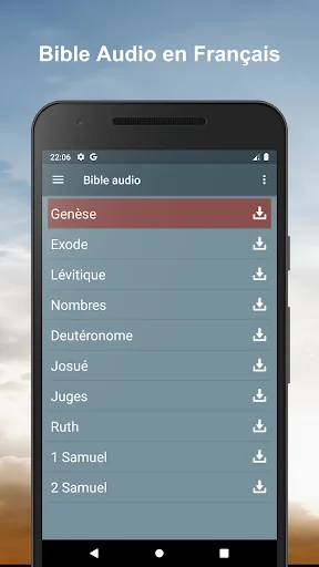 Bible Audio en Français mp3 screenshot 1