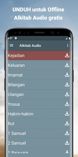 Audio Alkitab bahasa indonesia screenshot 1