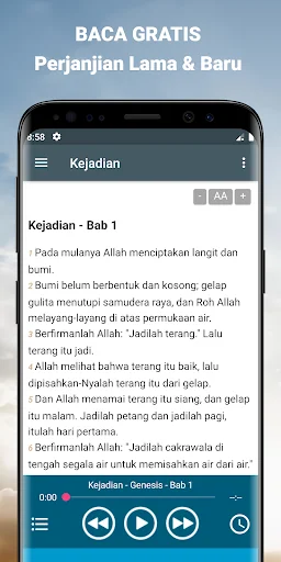 Audio Alkitab bahasa indonesia screenshot 3