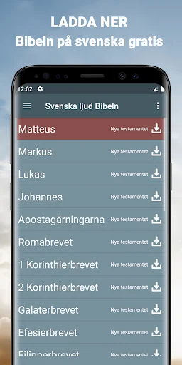 Ljudbibeln på Svenska mp3 app