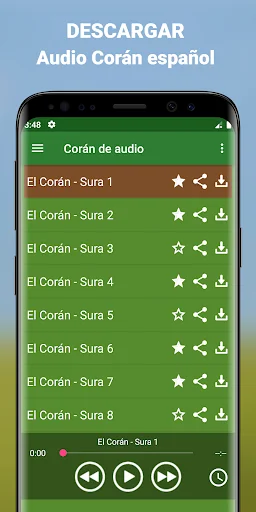 Audio Corán en Español app mp3