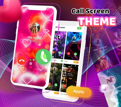 Call Screen Themes Color Phone screenshot 4