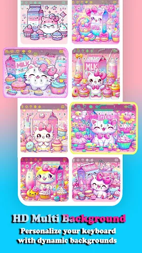 Kawaii Milk Keyboard–Fonts Art