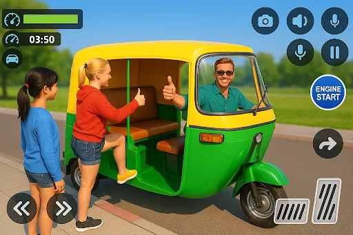 Tuk Tuk Rickshaw - Auto Game