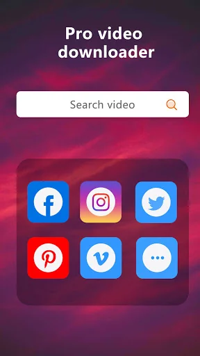 Video downloader&Video to MP3 screenshot 1