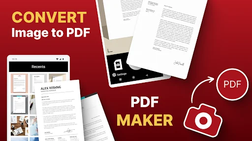 Photo to PDF Maker & Converter screenshot 1