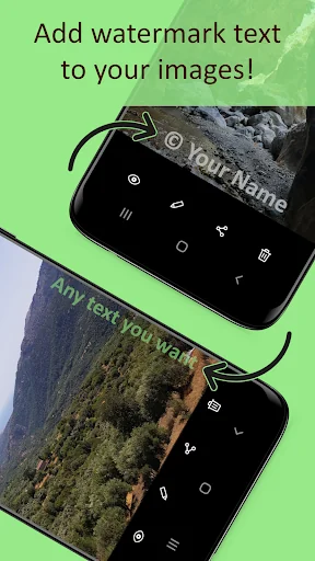 Add text to image – one click