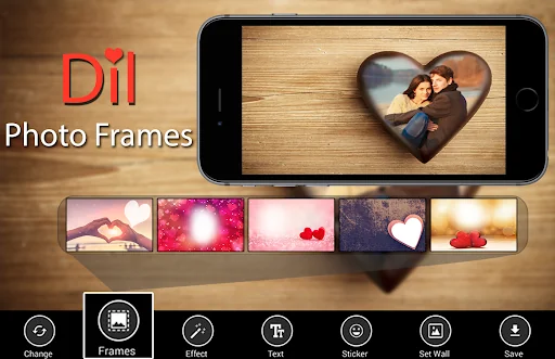 Dil Photo Frames - romantic lo