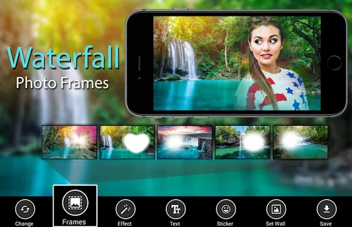 Waterfall Photo Frames - dp pi