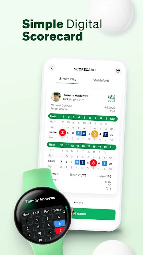 Golf GameBook Scorecard & GPS