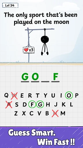 Hangman Duel: Online Word Game screenshot 1