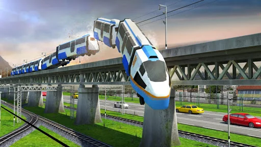 Euro Train Racing Game 2017- M screenshot 1