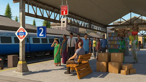 Indian Train Simulator 3D screenshot 4