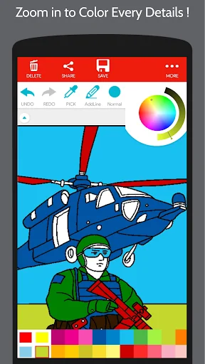 Military Army Coloring Book screenshot 4