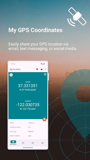 My GPS Coordinates screenshot 1