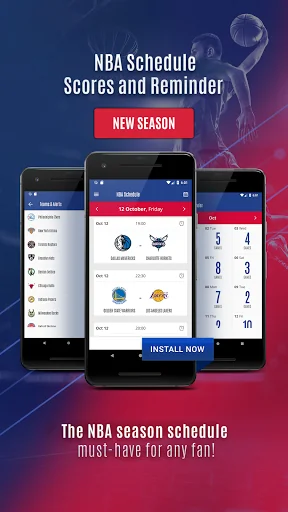 NBA 2025 scores and reminder screenshot 1
