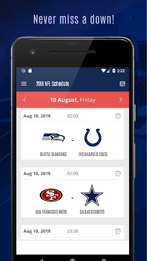 2025 NFL Schedule & Reminder screenshot 2