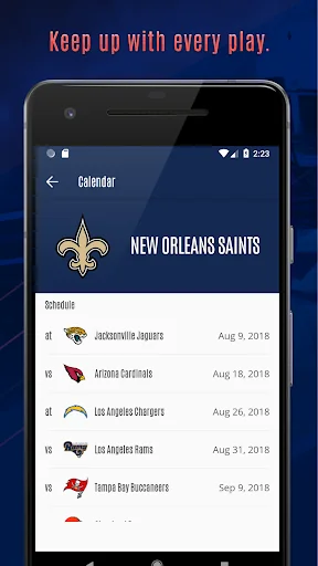 2025 NFL Schedule & Reminder screenshot 3