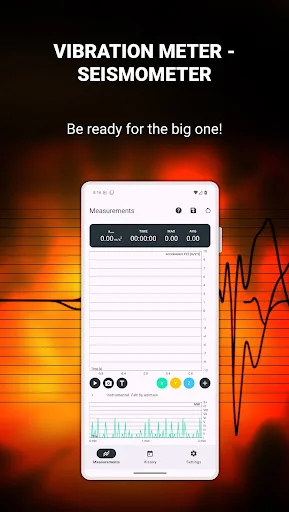 Vibration meter - Seismometer screenshot 1