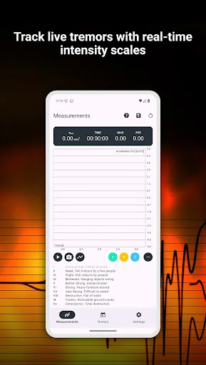 Vibration meter - Seismometer screenshot 3