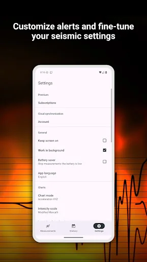 Vibration meter - Seismometer screenshot 4