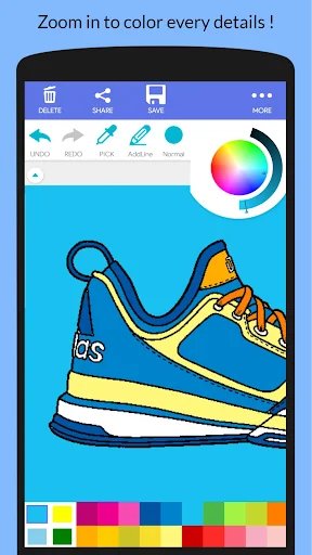 Cool Sneakers Coloring Book screenshot 4