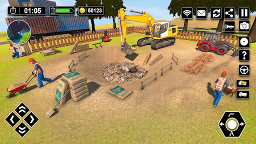 Wood House Construction Game