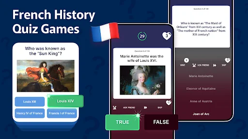 French History Quiz Games