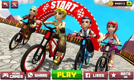Fearless BMX Rider