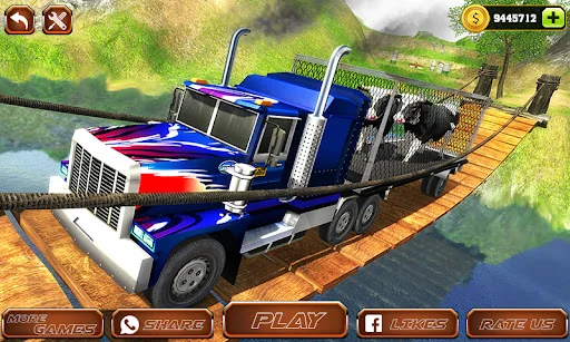 Farm Animal Truck Driver Game