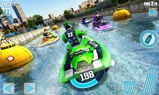 Water Jet Ski Boat Racing 3D screenshot 2