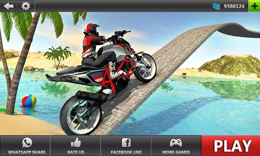 Beach Motorbike Stunts Master