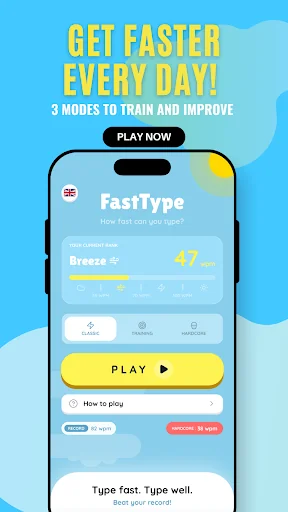 FastType - Typing Speed Test screenshot 1