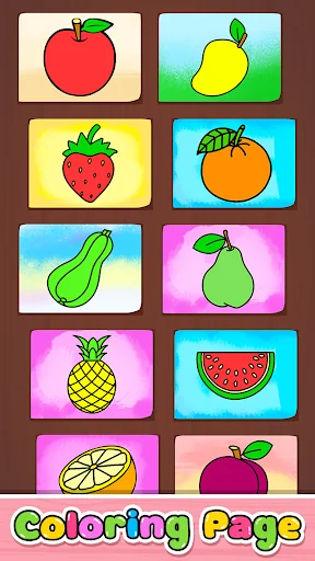 Coloring Fruits