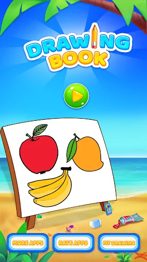 Fruits Coloring Book & Drawing screenshot 1