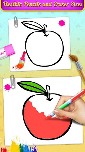 Fruits Coloring Book & Drawing screenshot 4